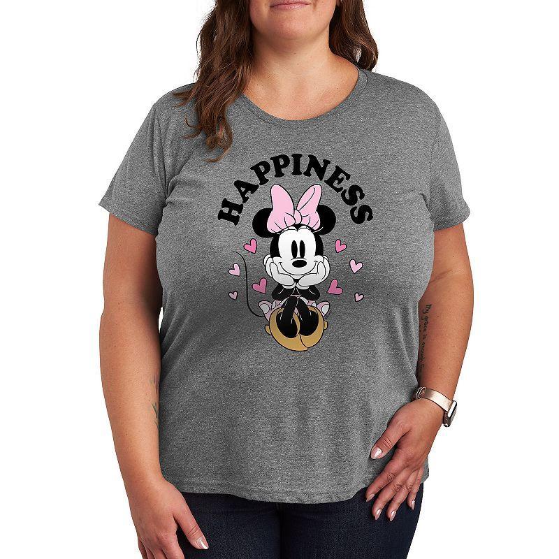 Plus Sesame Street Wreath Graphic Tee, Womens Grey Gray Product Image