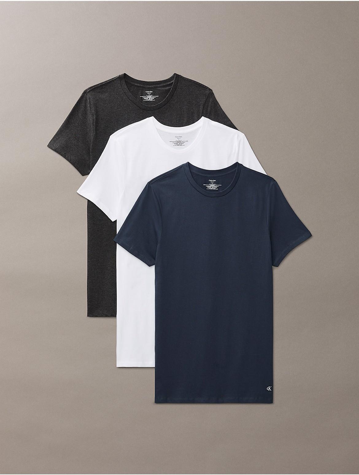 Calvin Klein Men's Cotton Classics 3-Pack Crewneck T-Shirt - Multi - XL Product Image