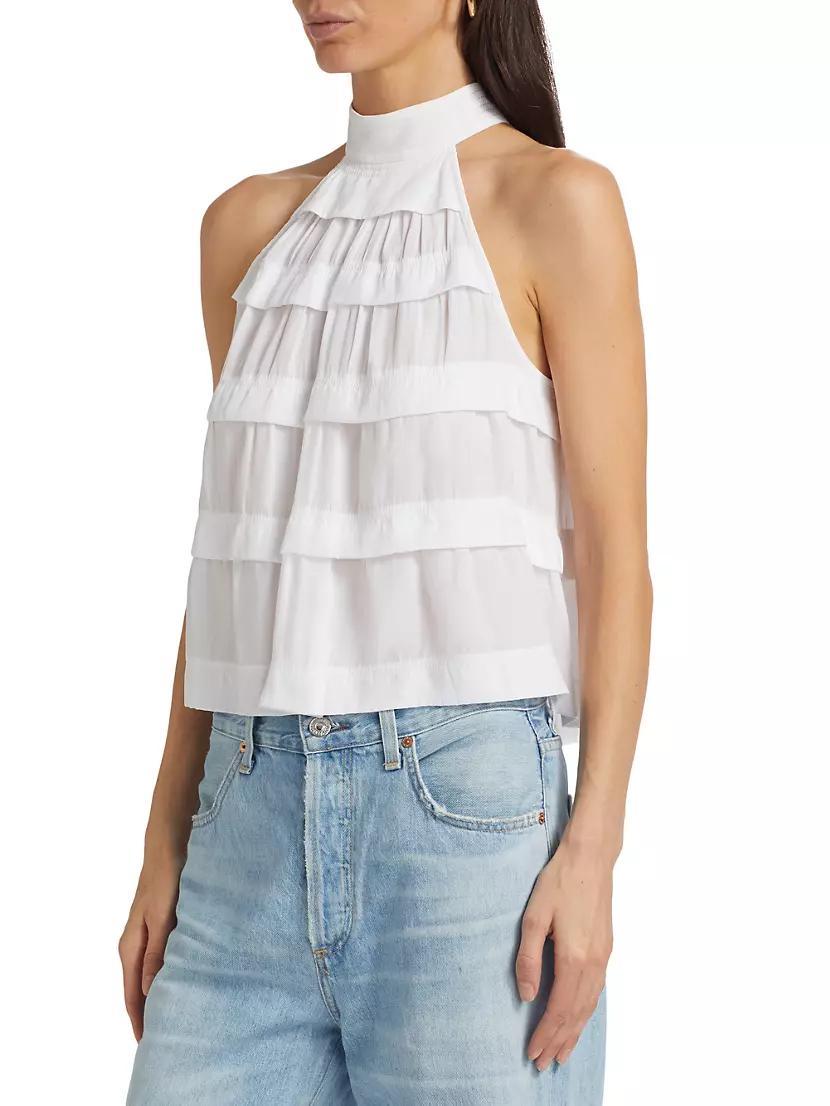 Sherrie Tiered Halterneck Top Product Image