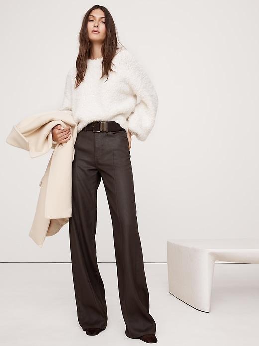 The Coated Denim Pintuck Jean Product Image