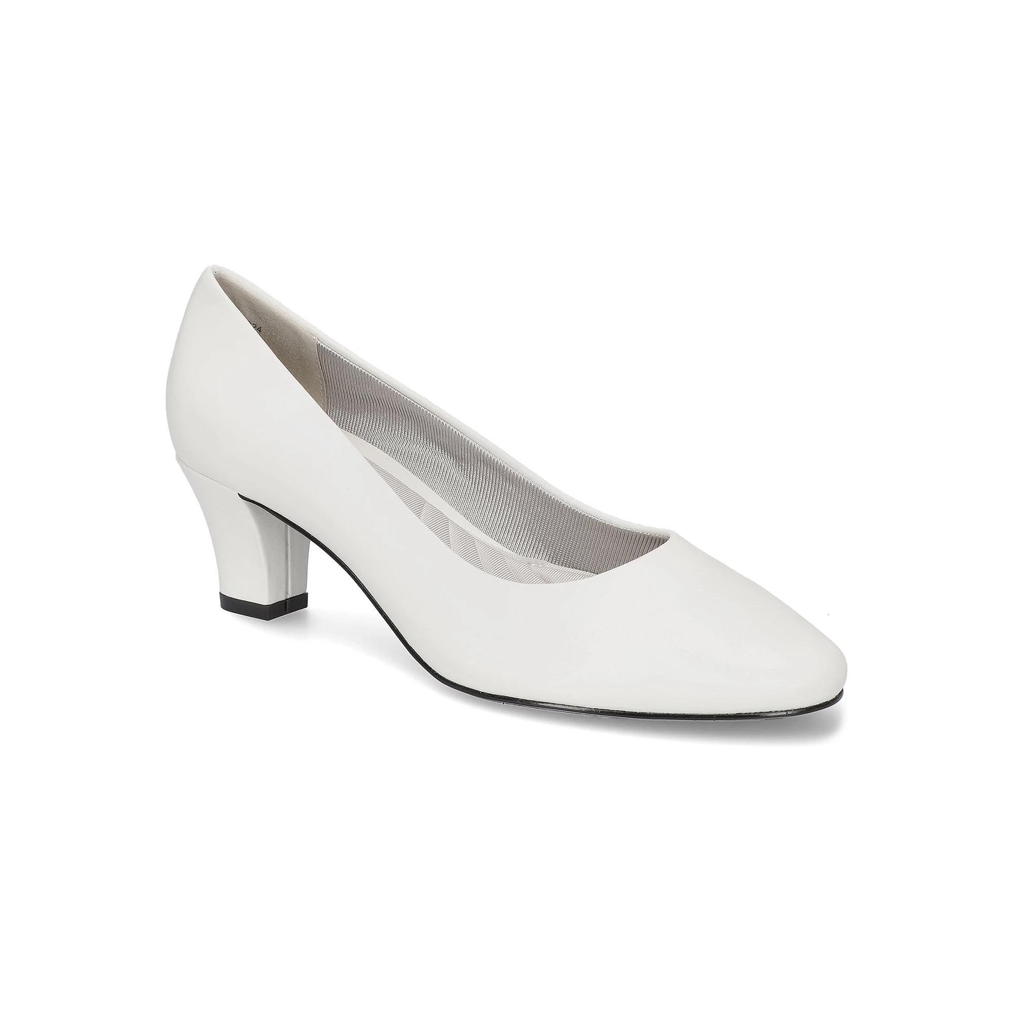Easy Street Ballari Women's Pumps, Size: 8.5 XW, White Product Image