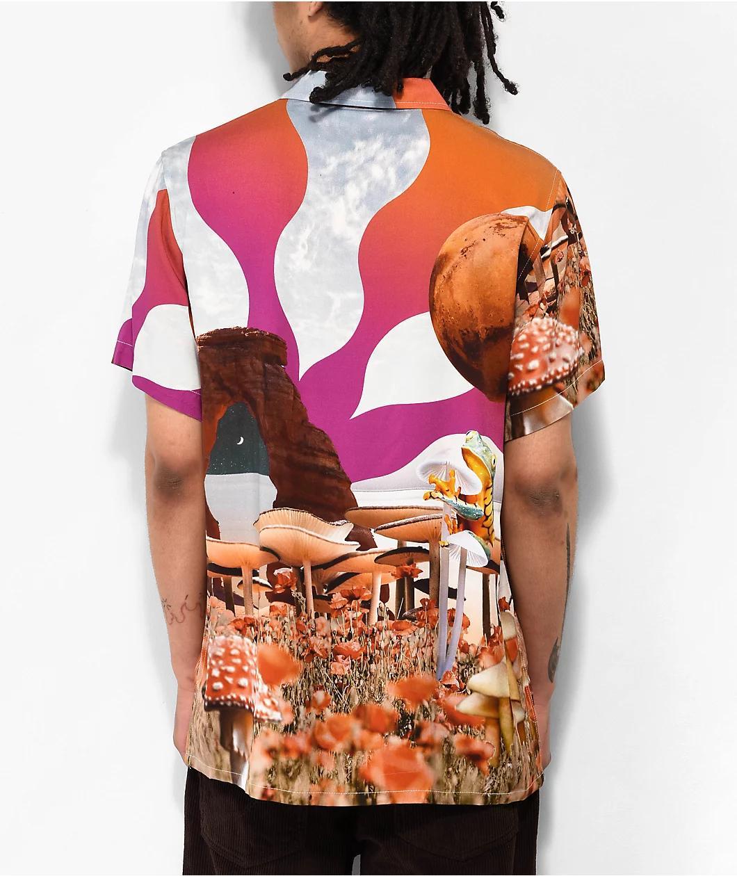 Dravus Wilder Short Sleeve Button Up T-Shirt Product Image