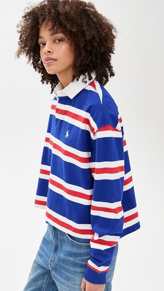 Polo Ralph Lauren Vintage Jersey Rugby Top | Shopbop Product Image