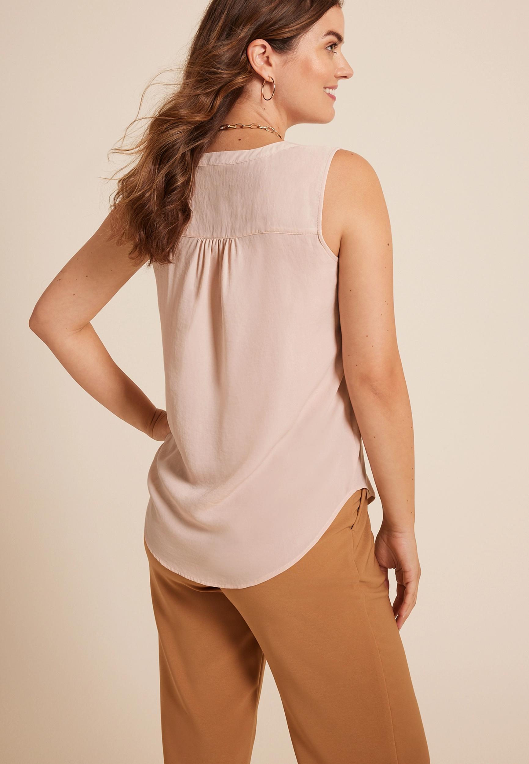 Maurices Womens Small Size Atwood Tank Top Blue Product Image