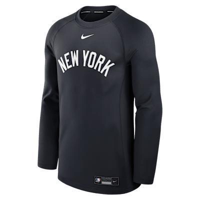 New York Yankees Authentic Collection Game Time Nike Men's Dri-FIT MLB Pullover Crew Product Image