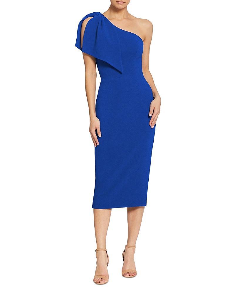 Dress the Population Tiffany One Shoulder Midi Dress Product Image