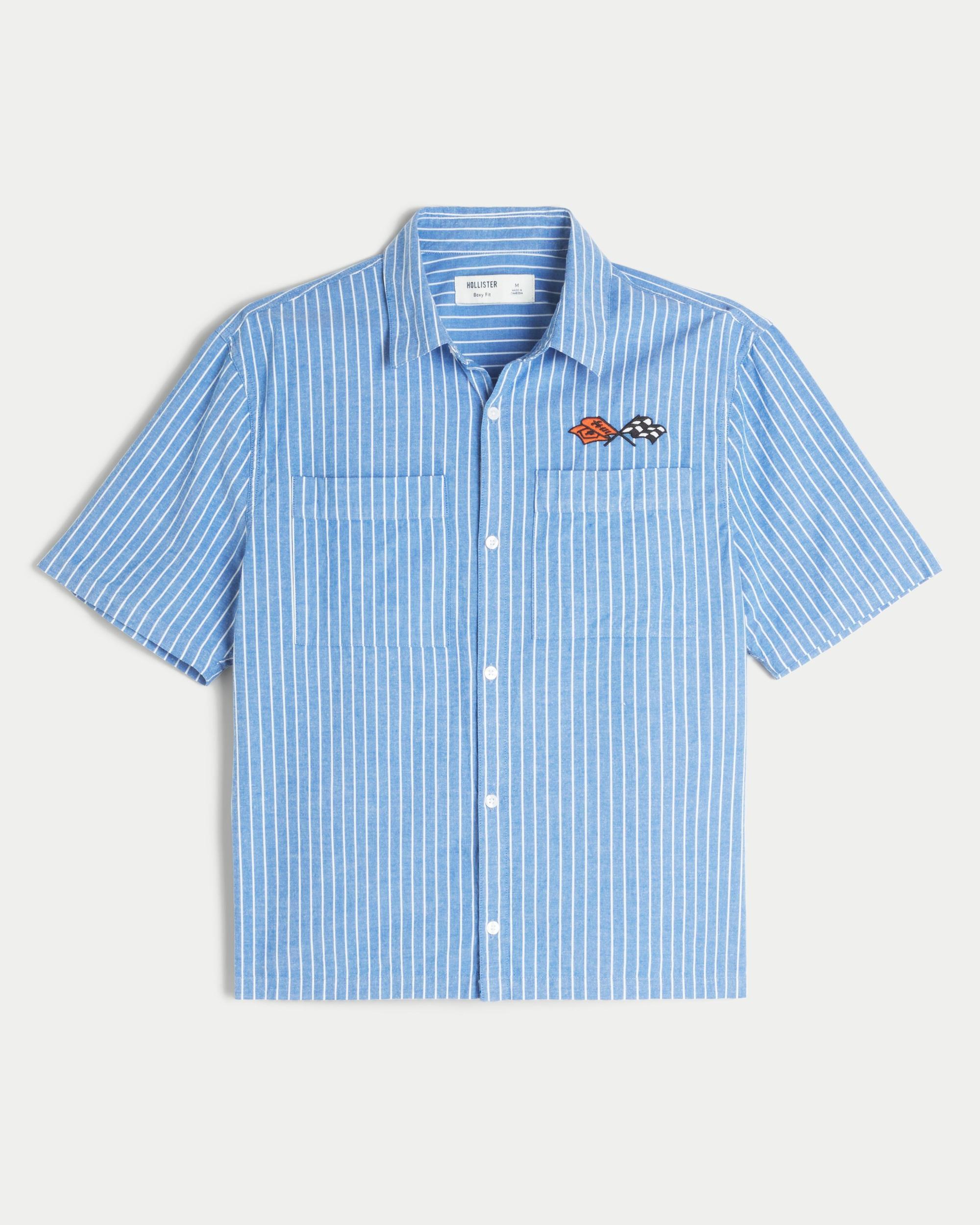 Boxy Short-Sleeve Chevrolet Corvette Graphic Shirt Product Image