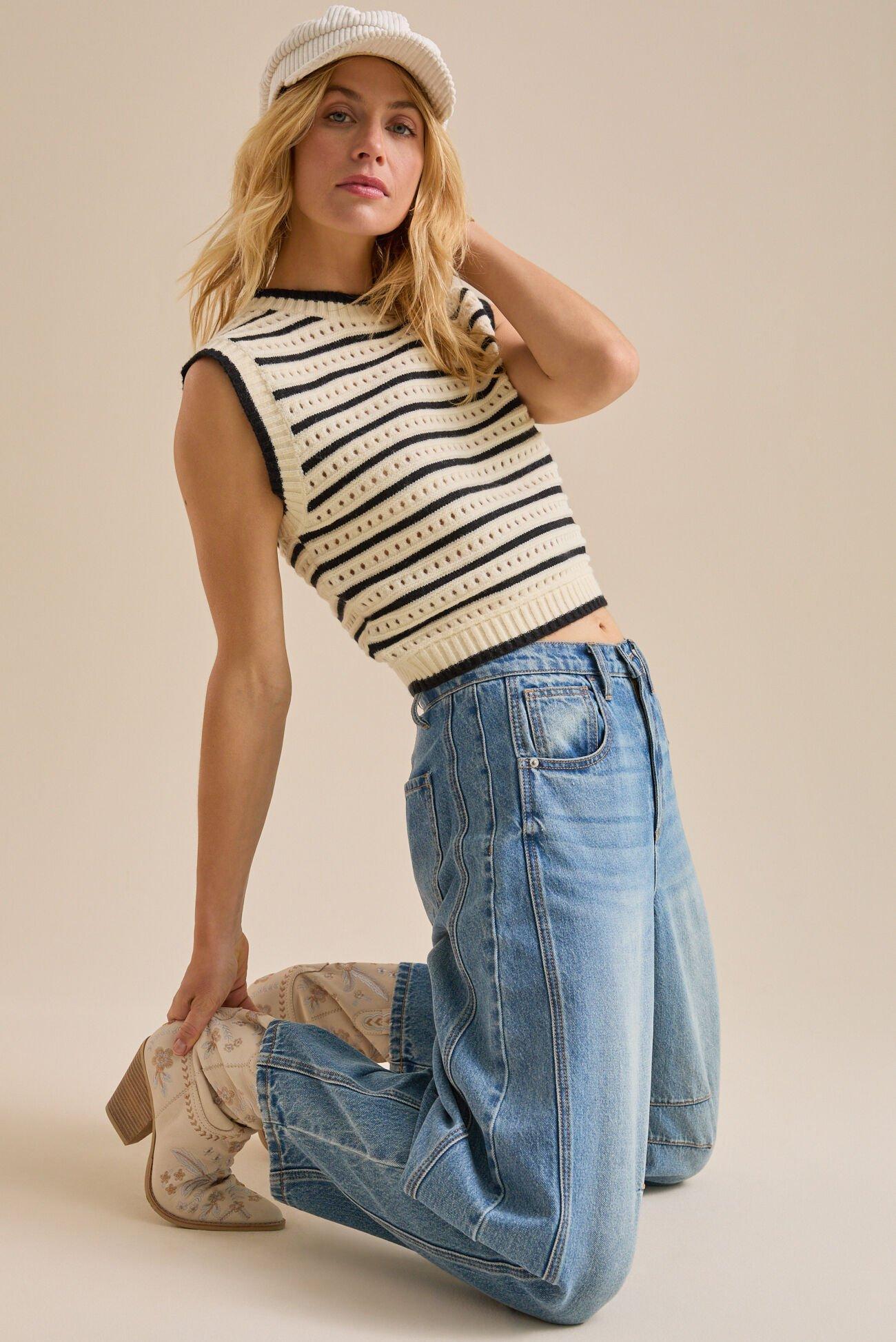 Eiden Oversized Sweater Vest Product Image