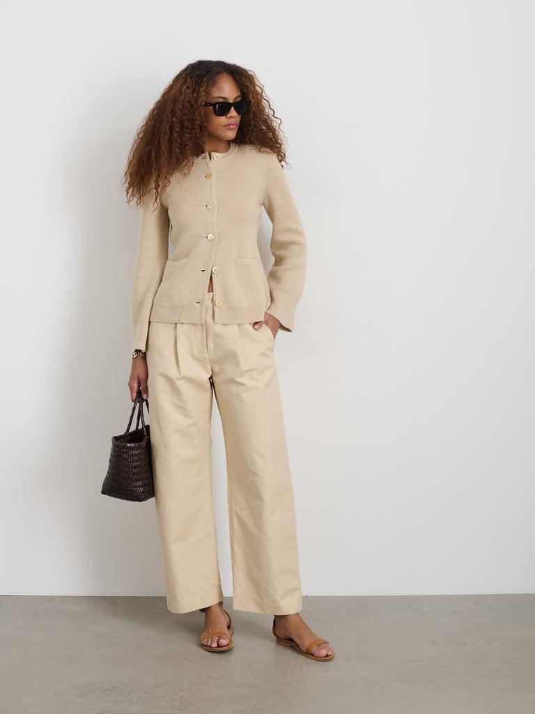 Provence Sweater Jacket In Cotton Cashmere Product Image