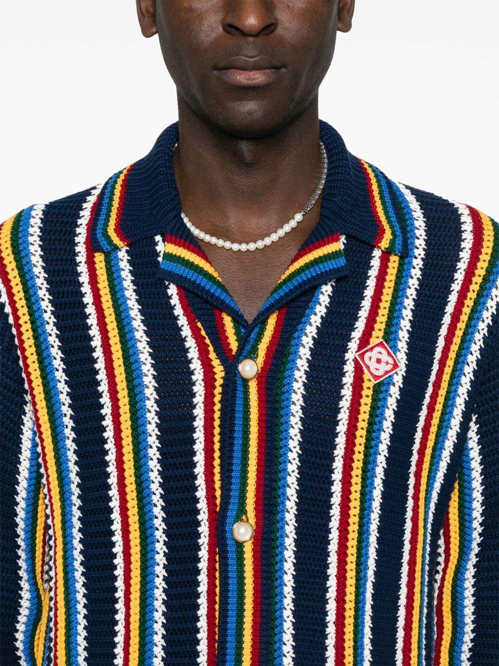 crochet-knit cardigan Product Image