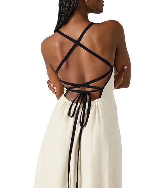 Steve Madden Riyan Square Neck Maxi Dress Product Image