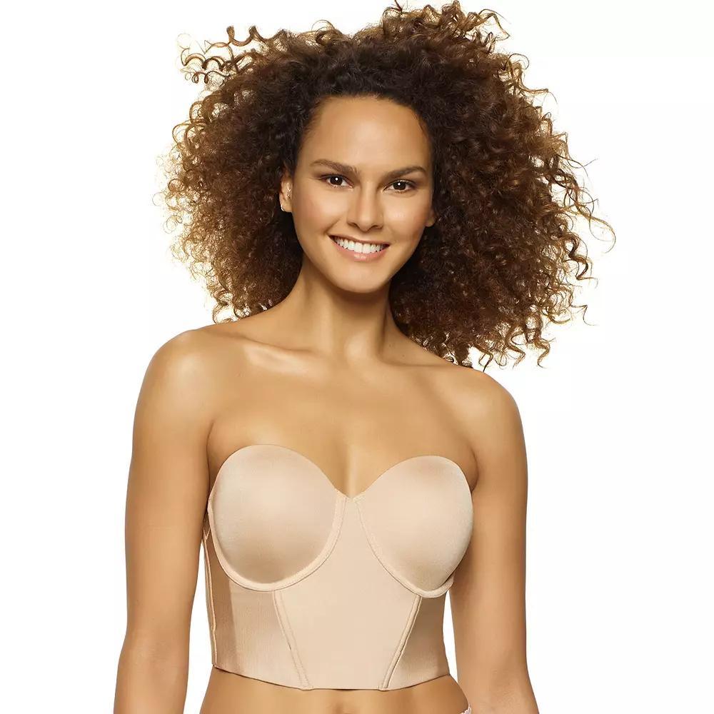 Jezebel Body Veil Longline Strapless Bustier 380104, Womens Product Image