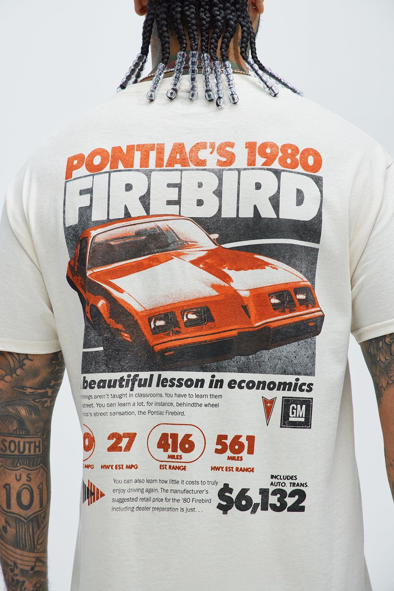 Pontiac 1980 Firebird Short Sleeve Tee - Cream Product Image