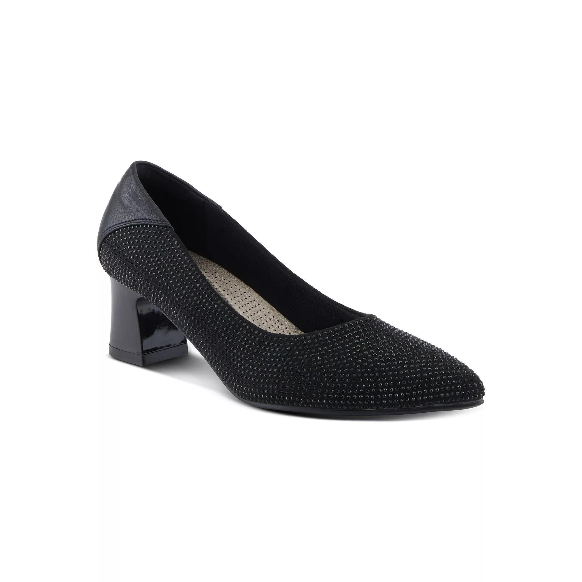 Patrizia Senna Women's Block Heel Pumps, Size: 36, Black Product Image