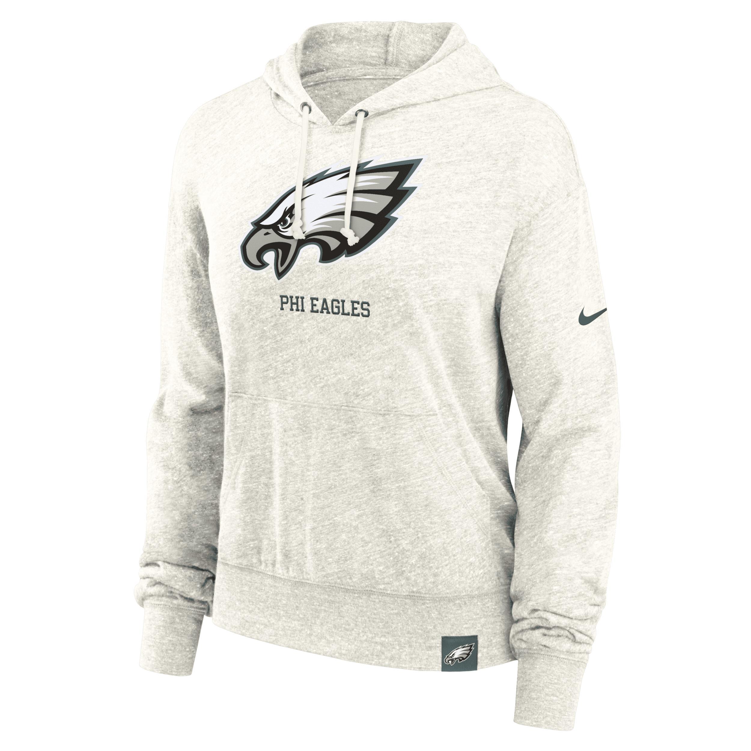 Philadelphia Eagles Gym Vintage Women's Nike NFL Pullover Hoodie Product Image