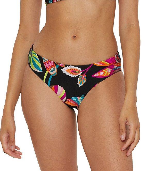Trina Turk Luminary Printed Reversible Hipster Swim Bottom Product Image
