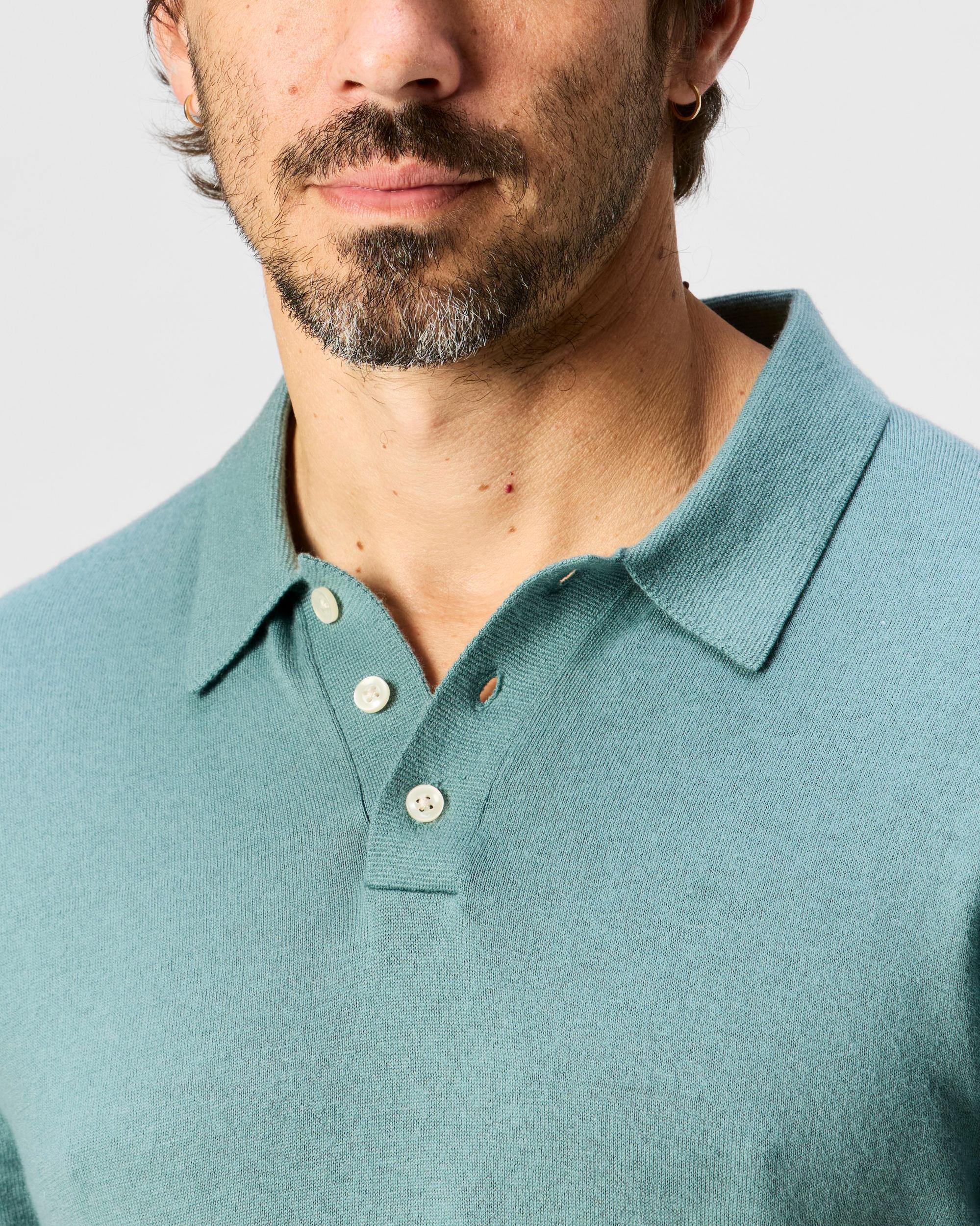 Cotton Cashmere Sweater Polo Product Image