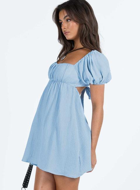 Lets Dance Mini Dress Blue Product Image