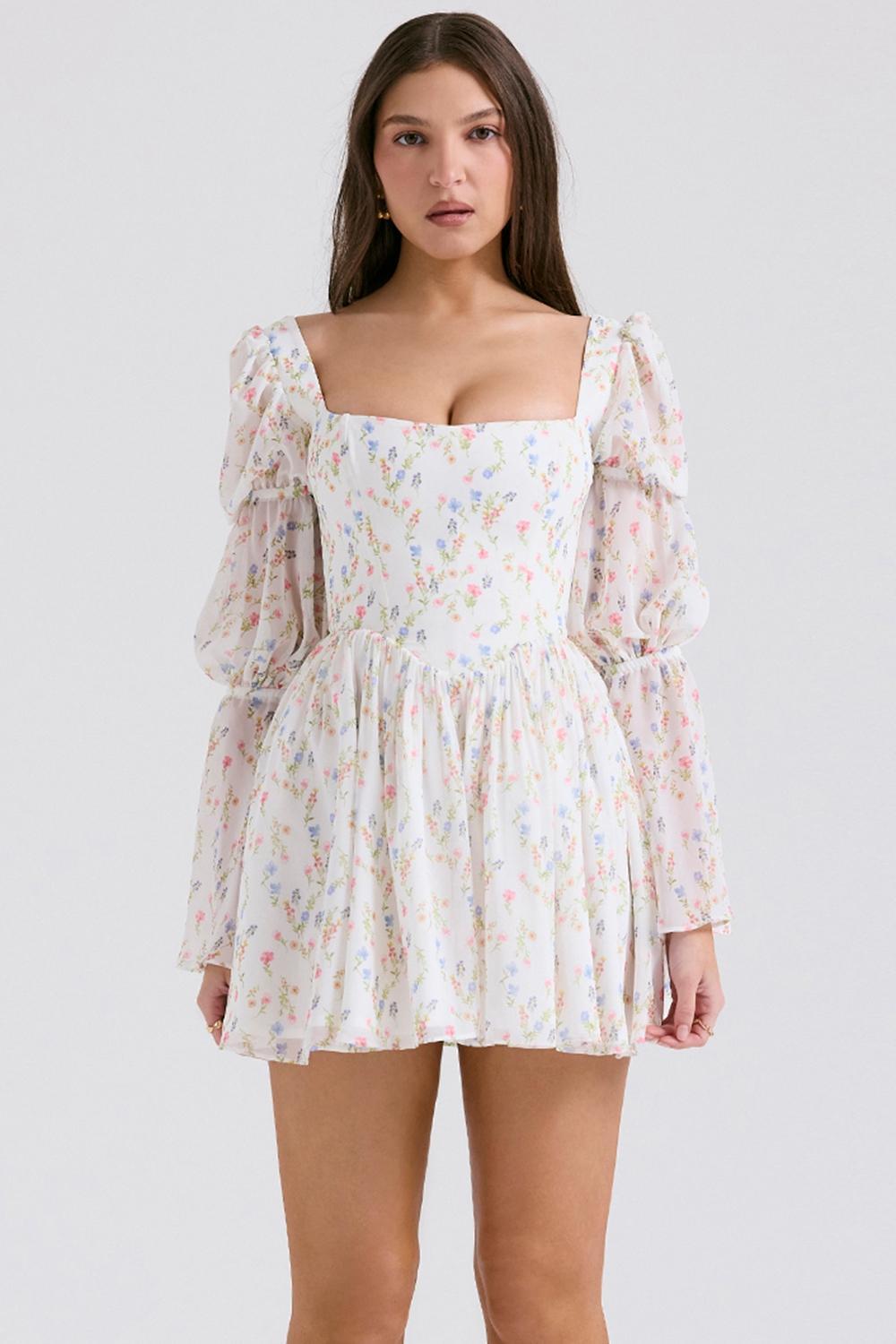 Adabella  rose pink cotton halter midi sundress Product Image