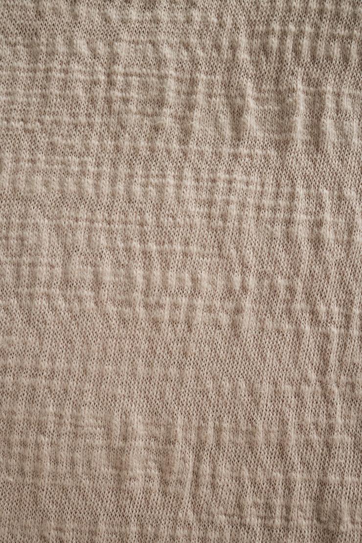 Sloan Textured Slub Top- Parchment Product Image