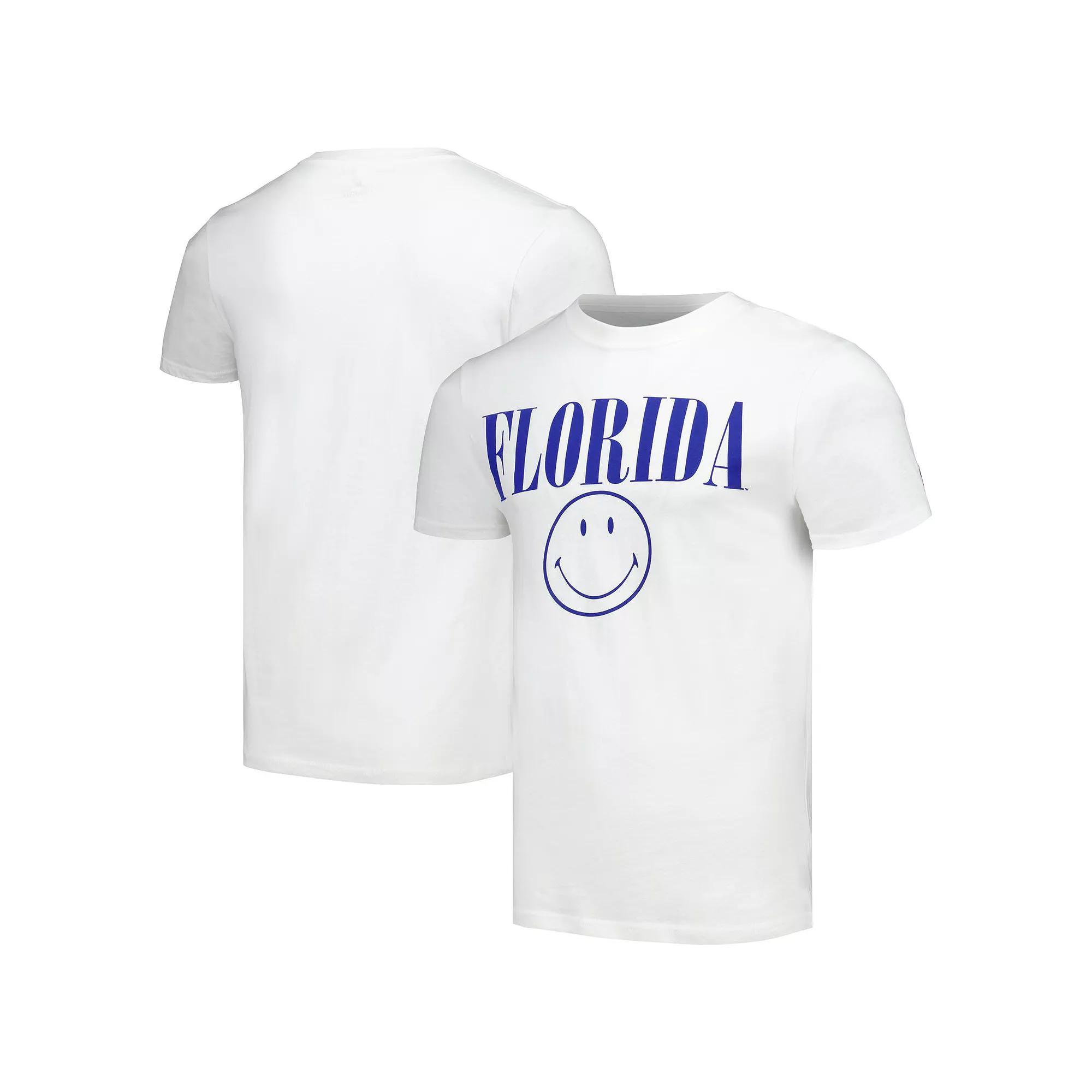 Men's League Collegiate Wear White Florida Gators Smiley All American T-Shirt, Size: XL Product Image