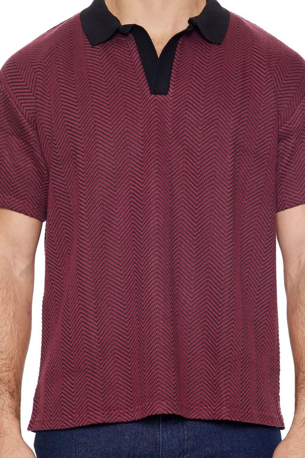 Chevron Polo Shirt | Forever 21 Product Image