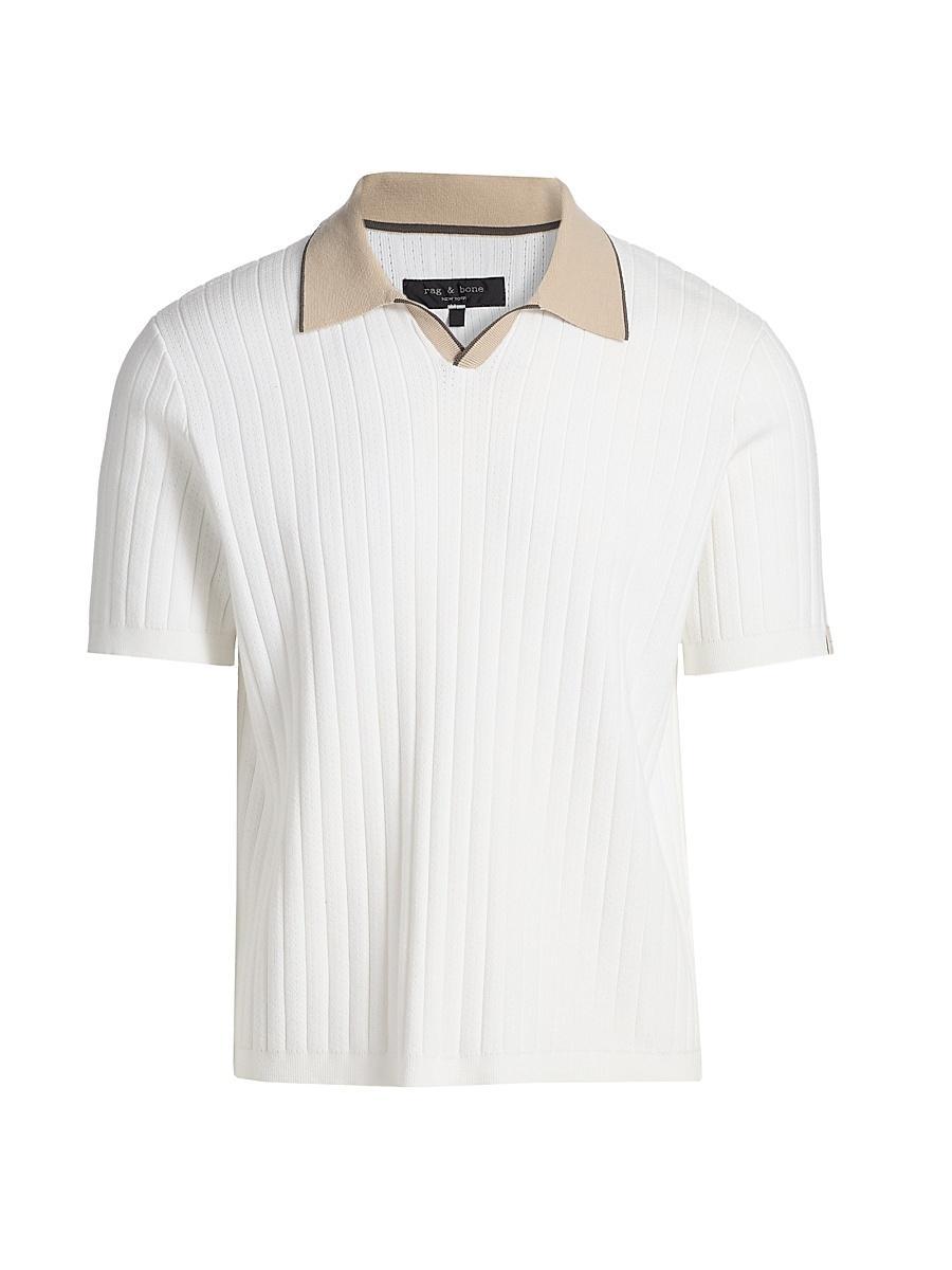 Mens Sanford Johnny Collar Polo Shirt Product Image