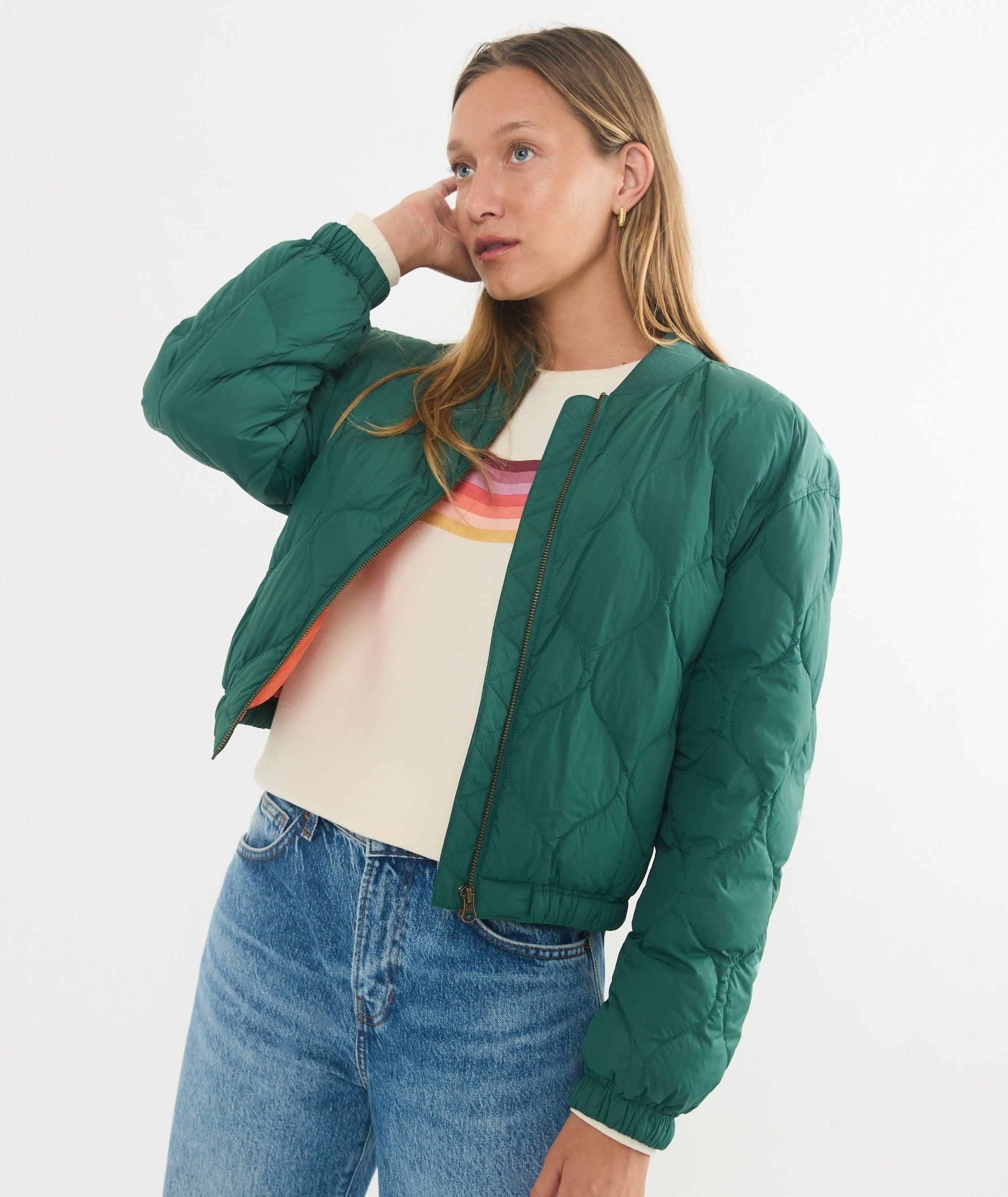 Avalon Lightweight Quilted Bomber Product Image