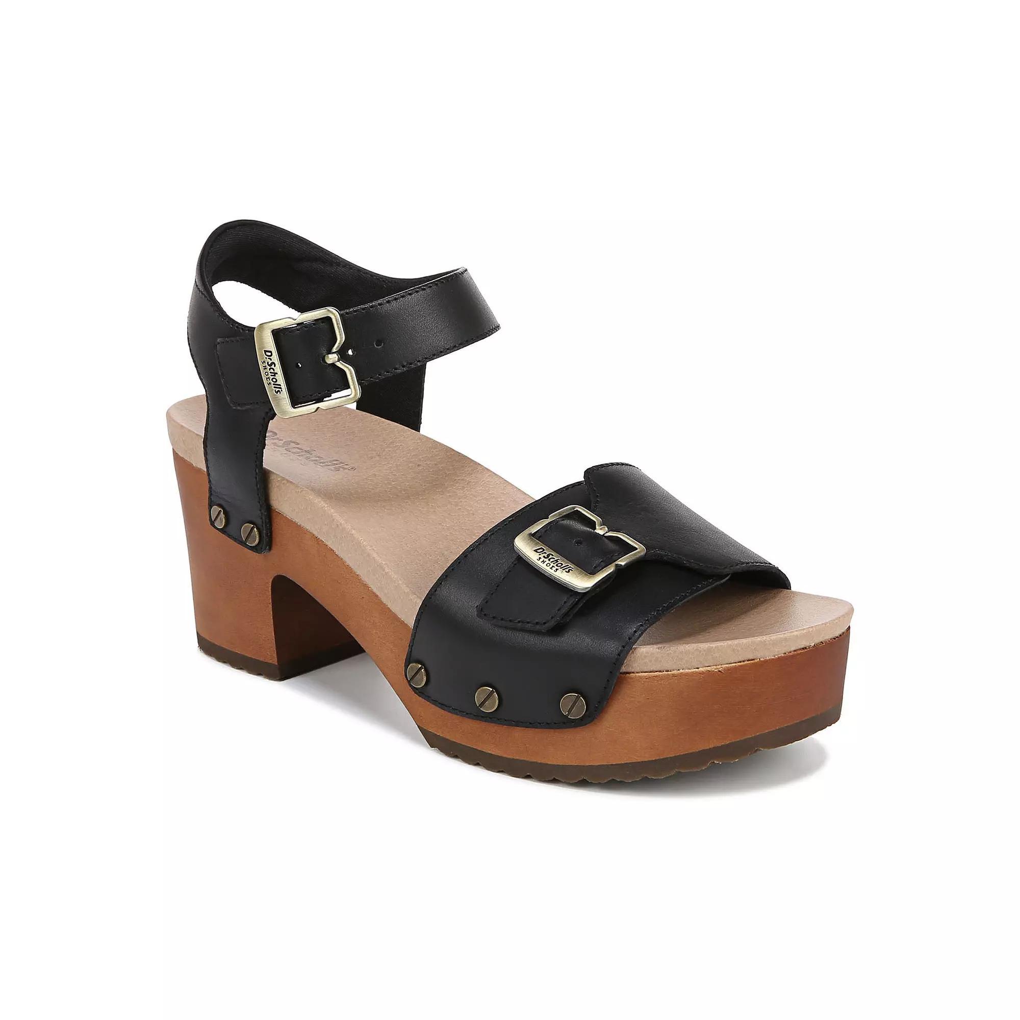 Dr. Scholl's Original Love Women's Heeled Sandals, Size: 10, Black Product Image