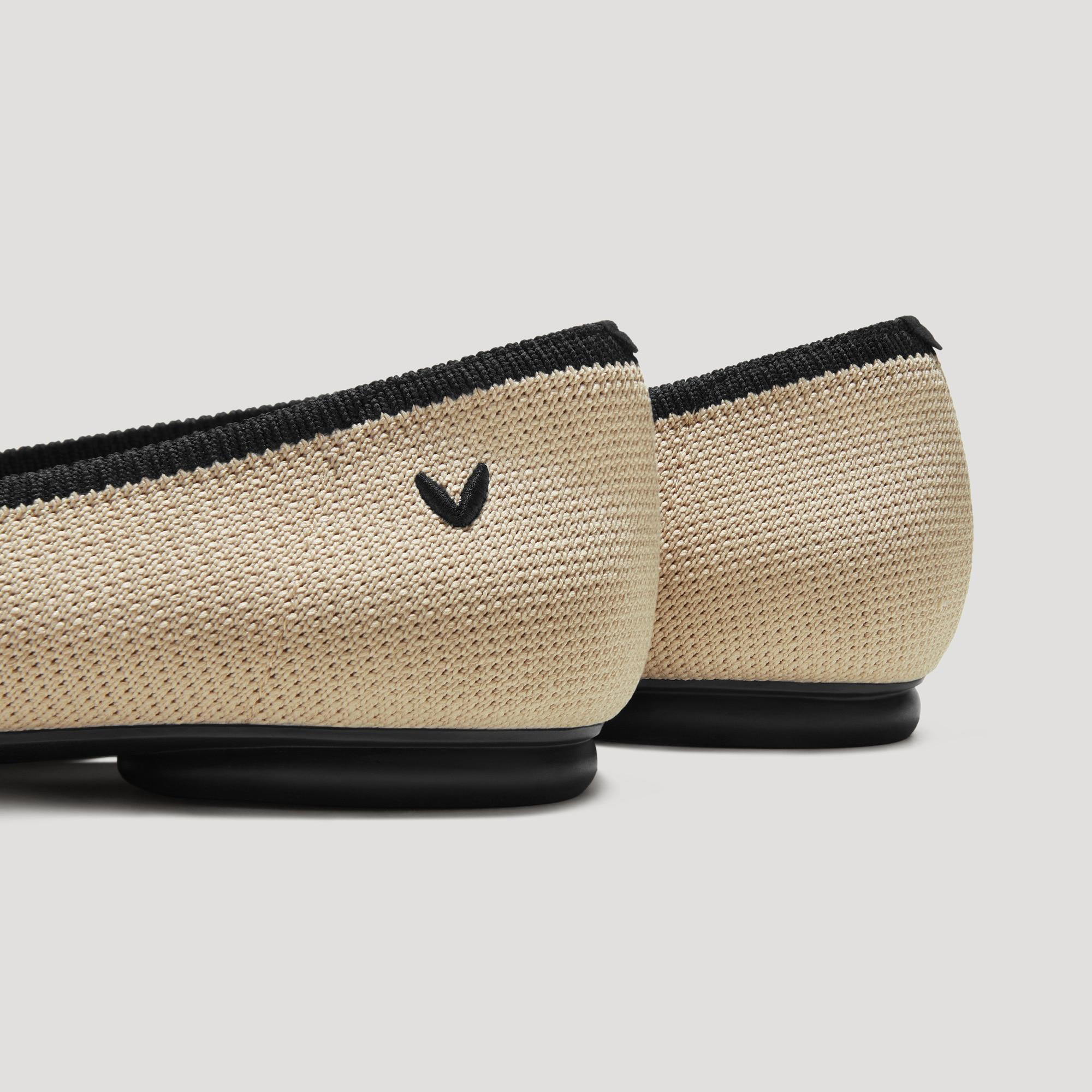 Almond-Toe Knotted Flats (Bibi) Product Image