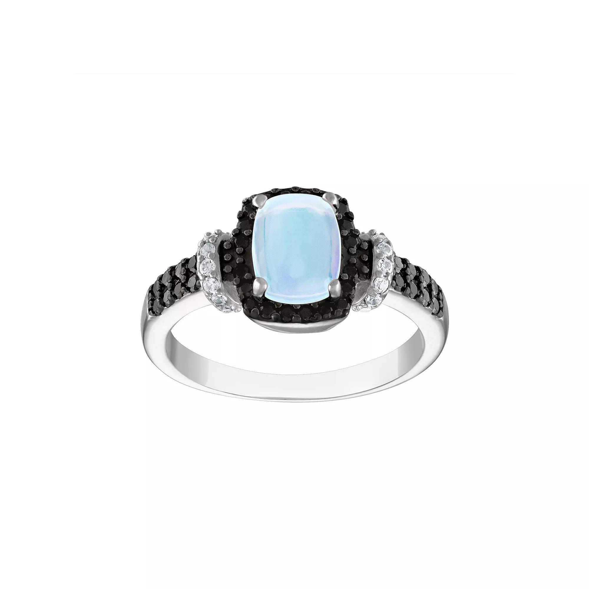 Designs by Gioelli Sterling Silver White Opal Ring, Women's, Size: 10 Product Image