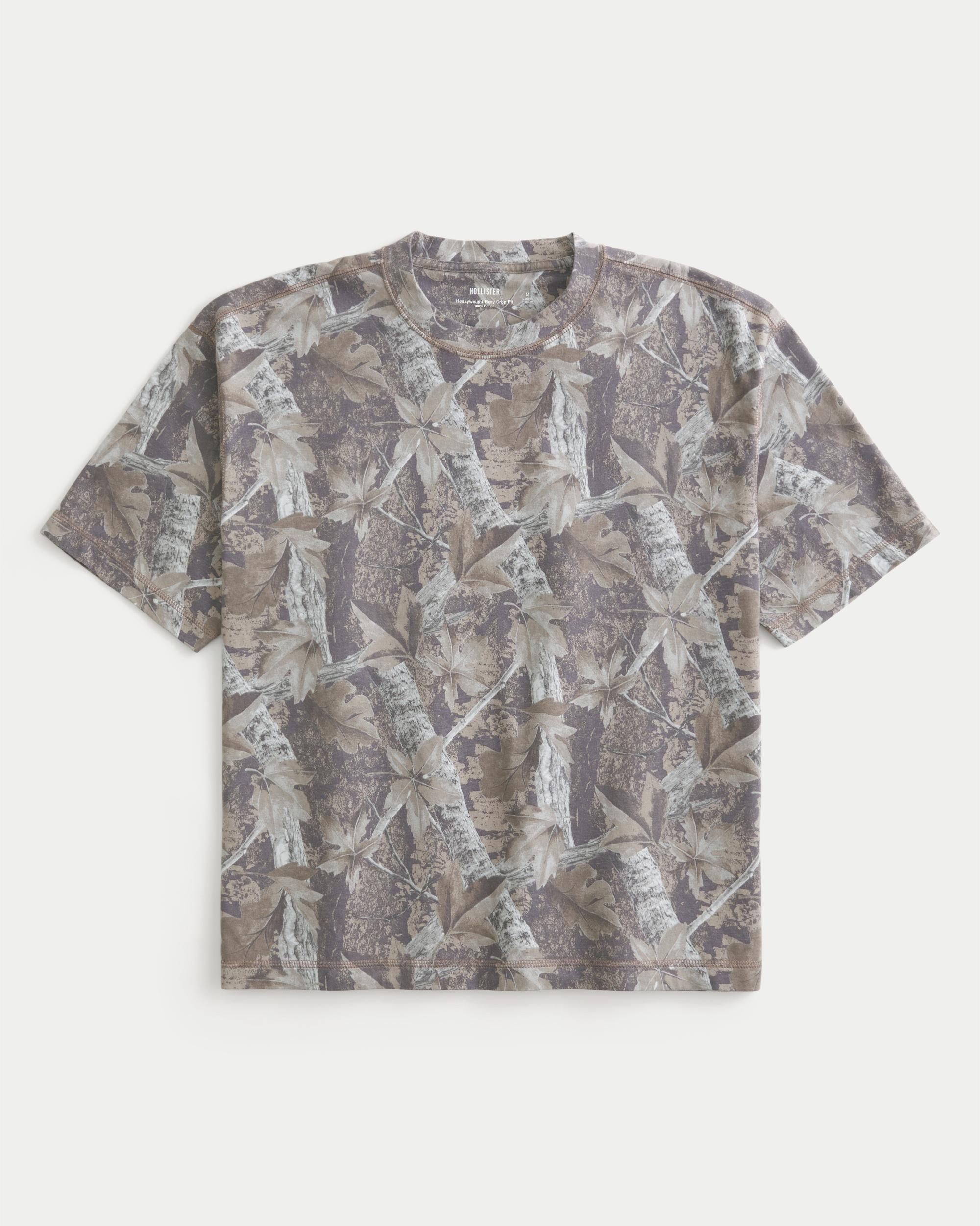 Boxy Heavyweight Crop Crew T-Shirt Product Image