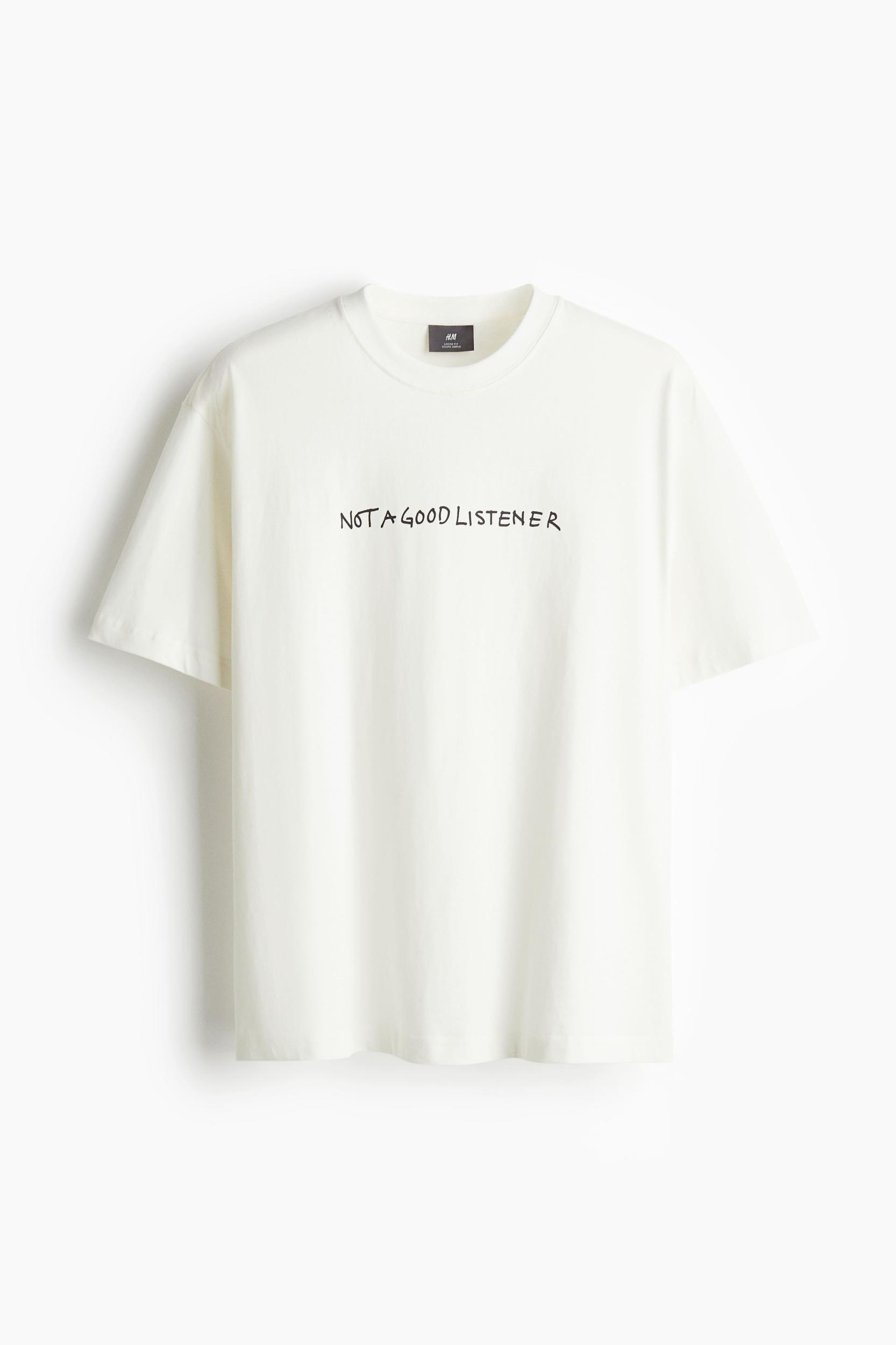 Loose Fit Printed T-shirt Product Image