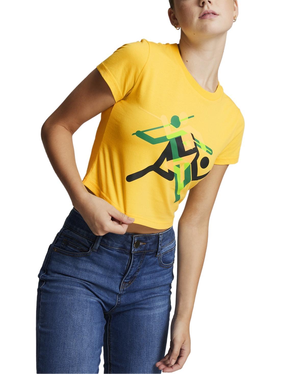 Puma Womens Run Faster Cotton Baby T-Shirt Product Image