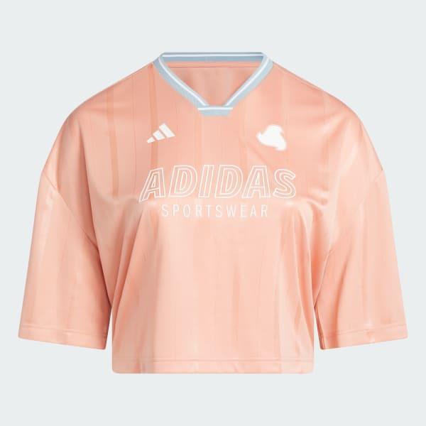 Adidas Womens Tiro 3-Stripes Oversized Jersey Shirt (Plus Product Image