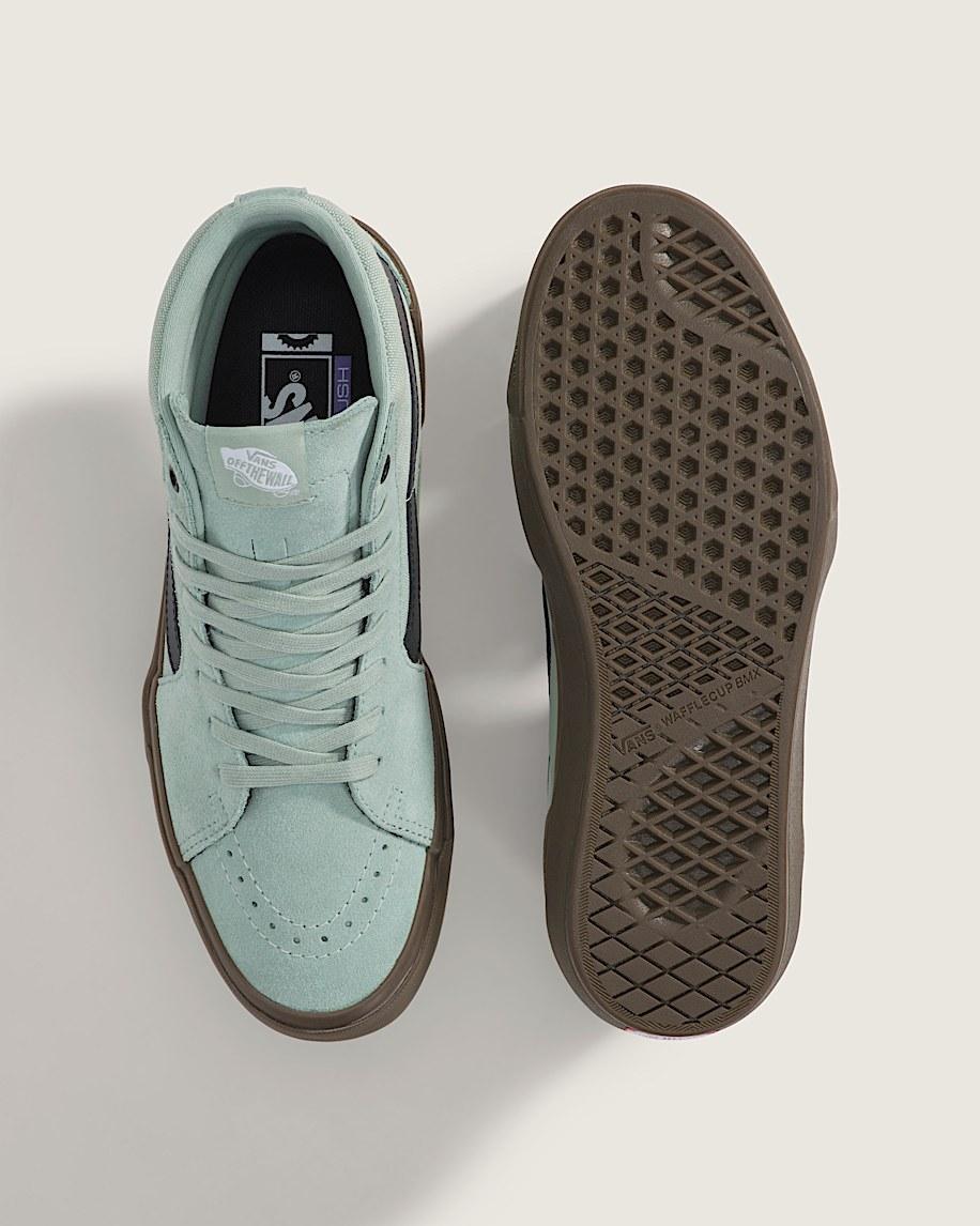 BMX Sk8-Hi Gum Shoe in Grey / Olive Green| Vans US Product Image