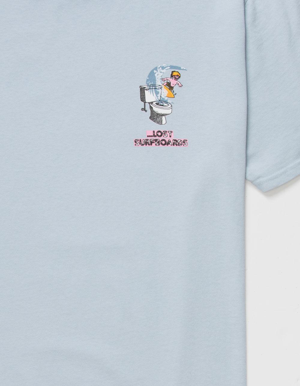 LOST Crappy Waves Mens Tee - BLUE Product Image