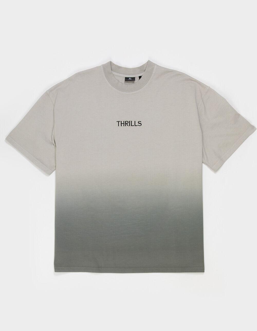 THRILLS Fade Away Mens Oversized Tee - TAN Product Image