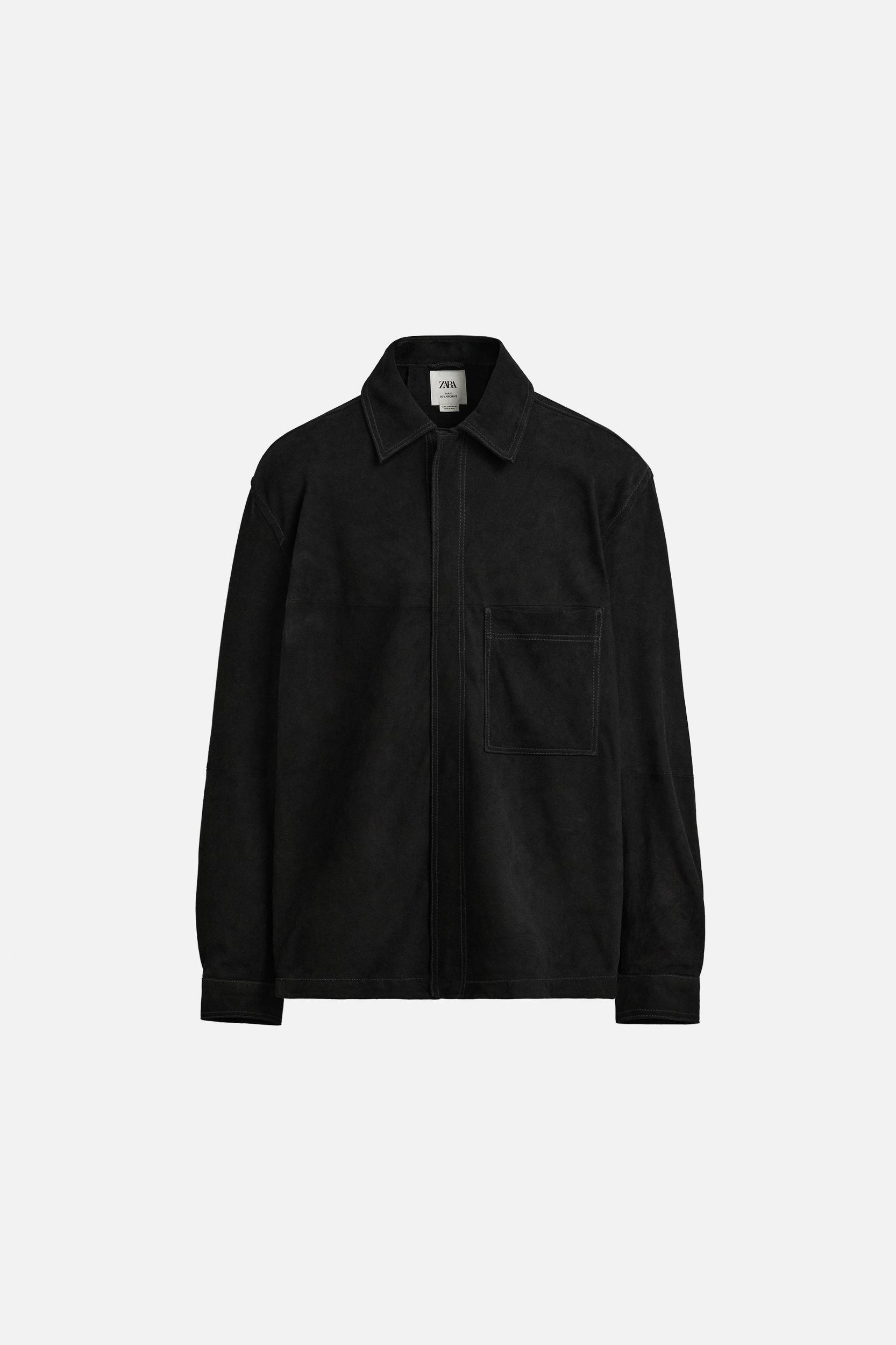 LIMITED EDITION SUEDE LEATHER OVERSHIRT Product Image