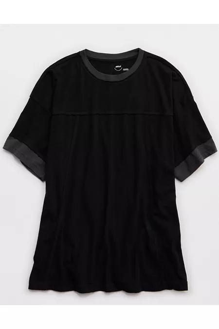 Aerie Crew Oversized Boyfriend T-Shirt Women's Product Image