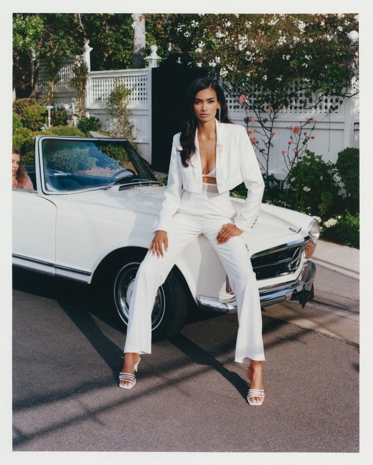 White Cari Pants (Final Sale) Product Image