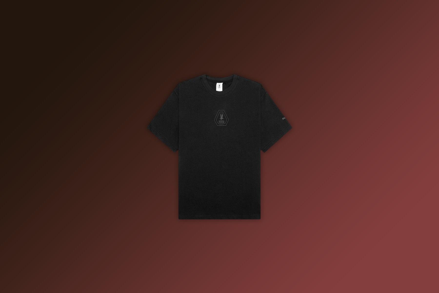 Feature x Bape College Relaxed Fit Tee - Black Male Product Image