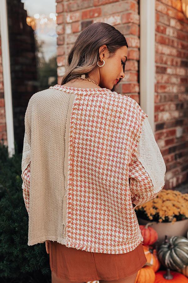 Pumpkin Patch Promises Color Block Sweater Product Image