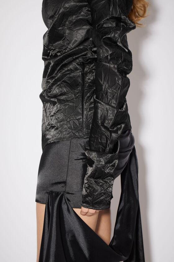 Turtle neck satin blouse Product Image
