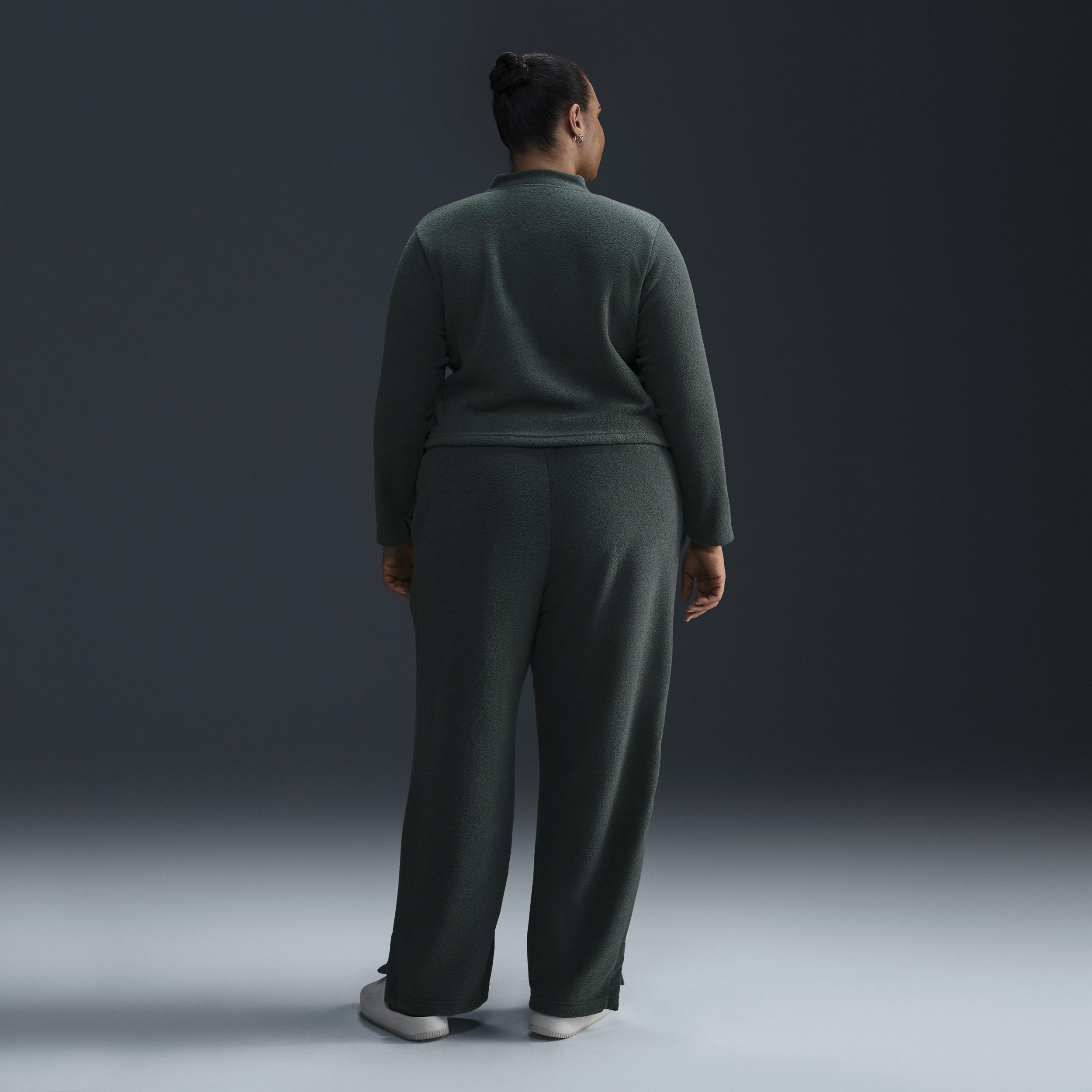 Women's Nike Sportswear Phoenix Plush Slim Long-Sleeve Cozy Fleece 1/2-Zip Top (Plus Size) Product Image