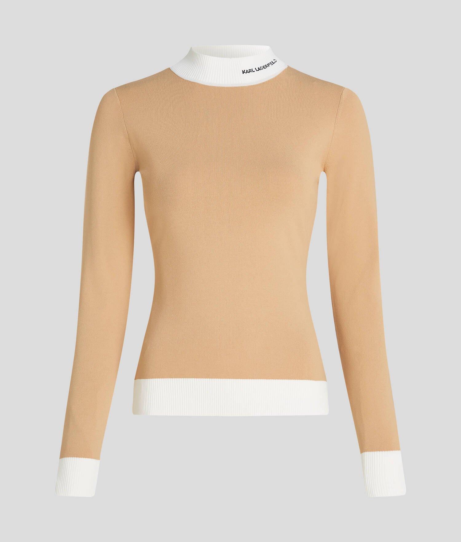 KARL LOGO TURTLENECK SWEATER Product Image