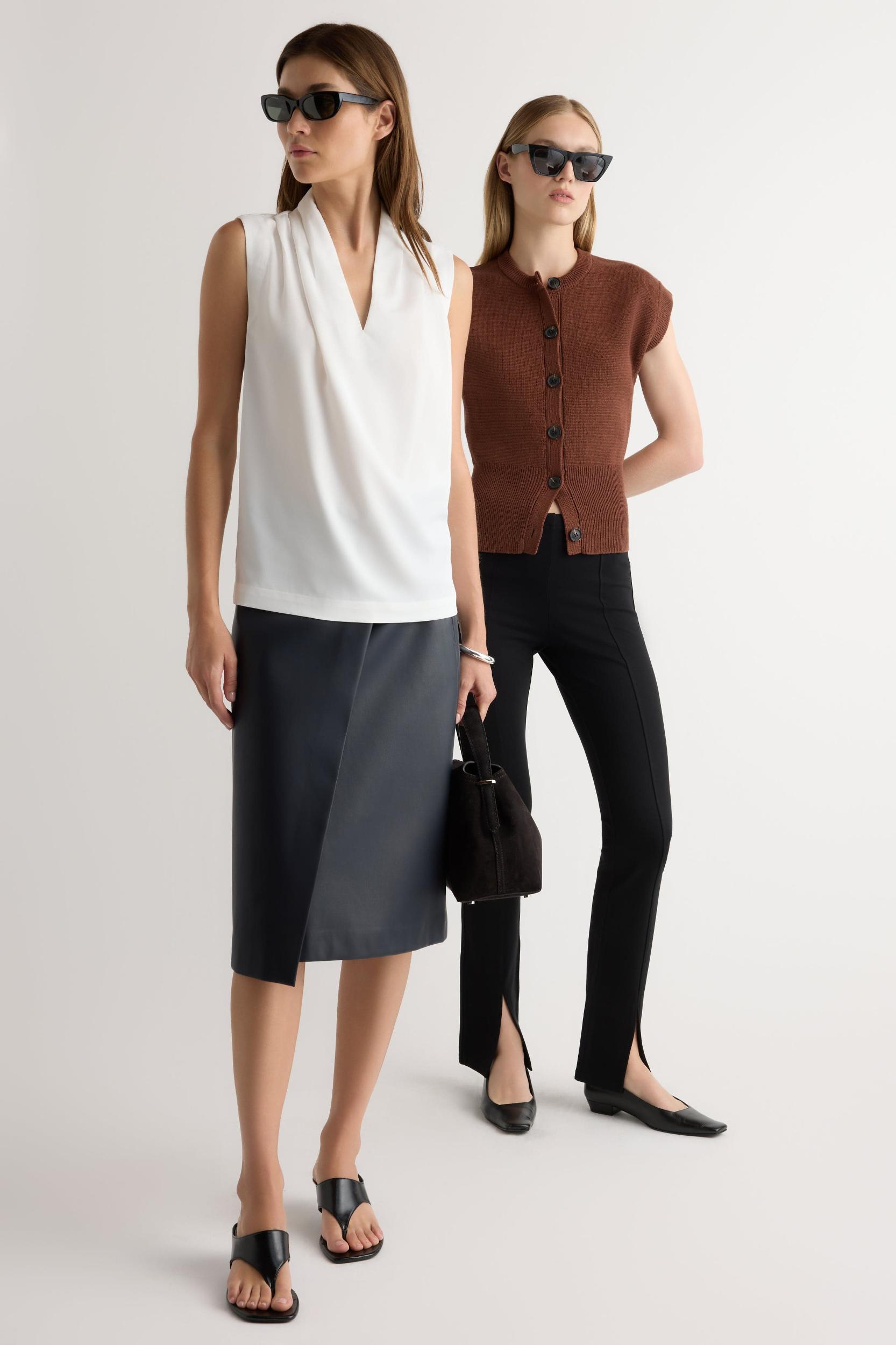 Solea Button Knit Vest Product Image