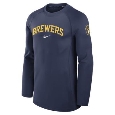 Kansas City Royals Authentic Collection Game Time Nike Men's Dri-FIT MLB Pullover Crew Product Image