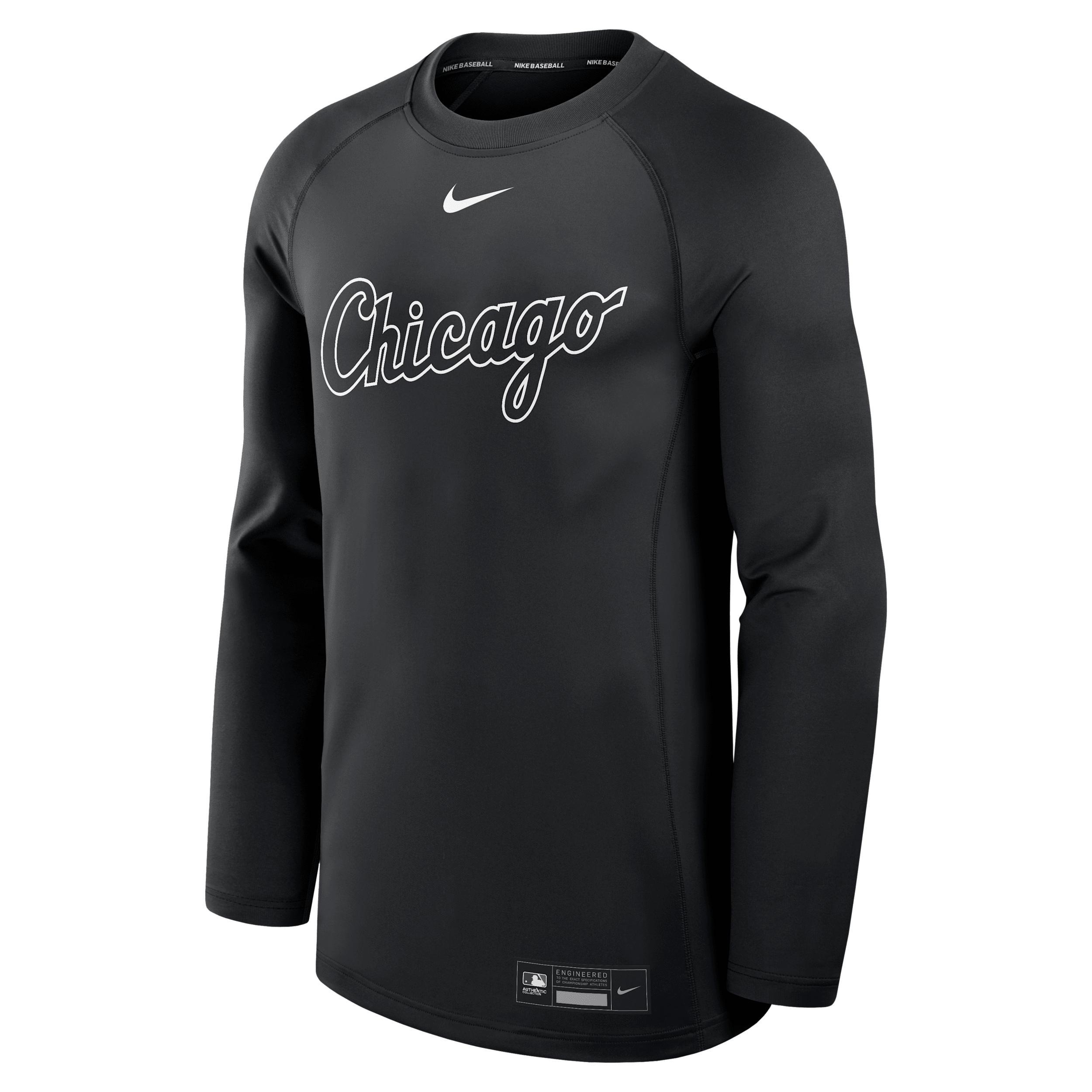 Toronto Blue Jays Authentic Collection Game Time Nike Men's Dri-FIT MLB Pullover Crew Product Image