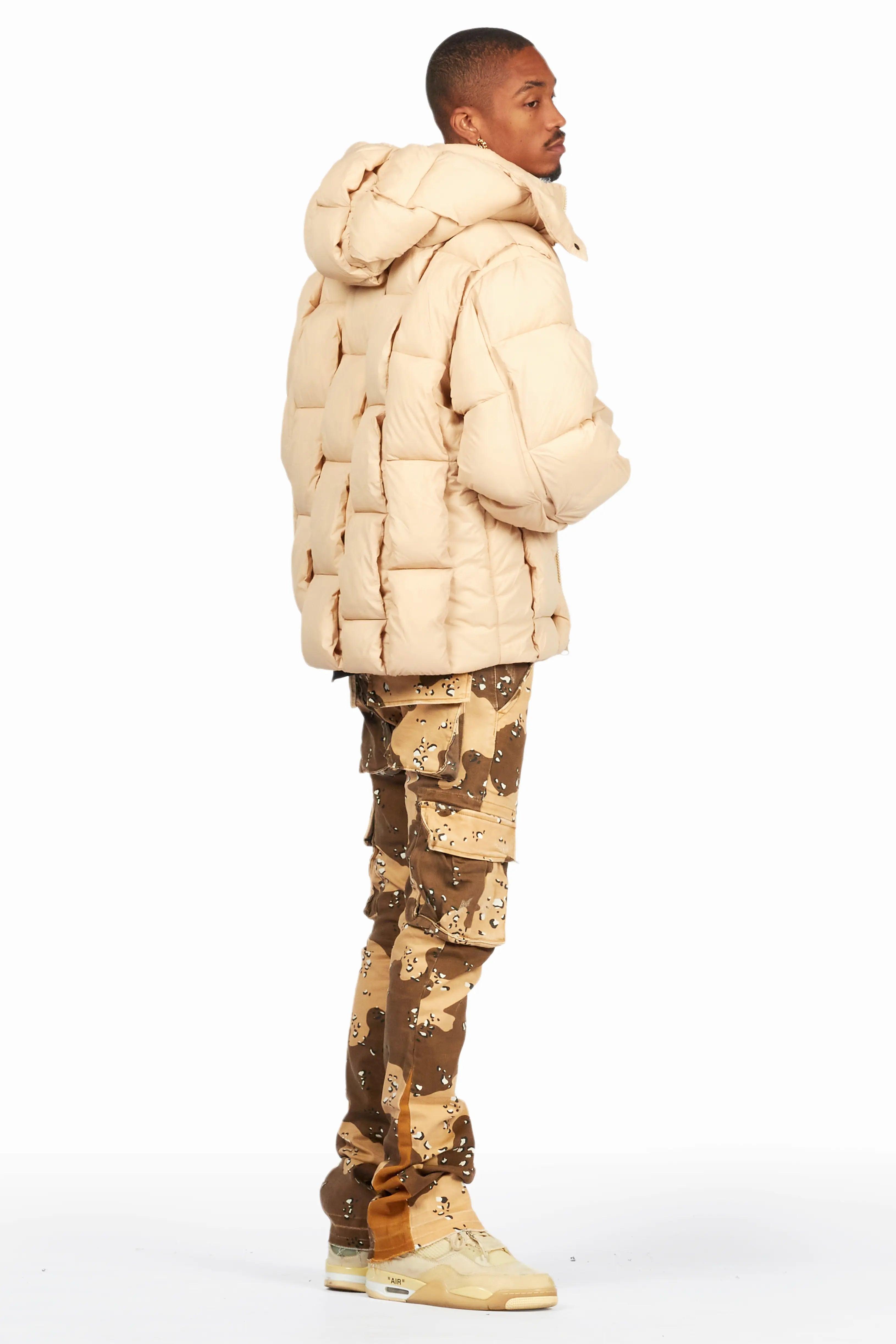 Boys Kirrem Desert Camo Stacked Flare Jean Boys Product Image